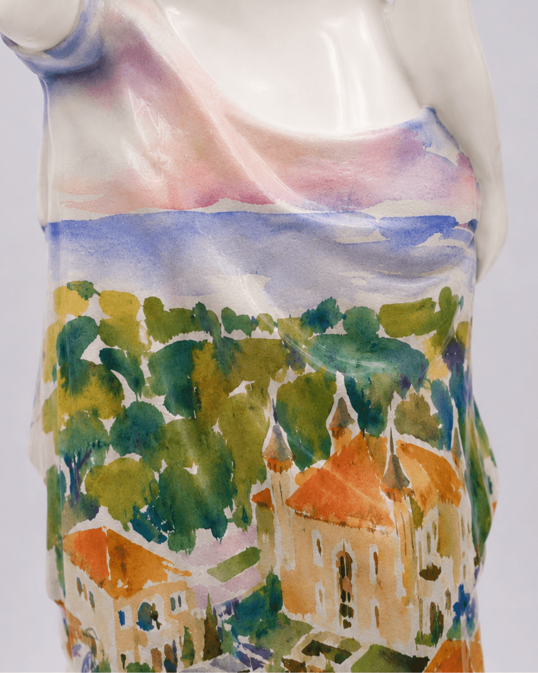 Peinture personnalisée sur une sculpture Dyane Paris