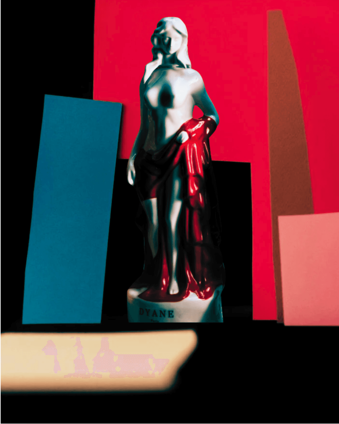 Mise en scène artistique de l’œuvre Dyane